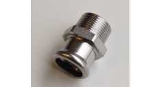 Carbon steel press-fit male bsp adaptor